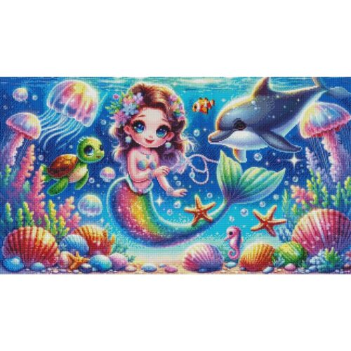 Perla's Art World - Koralia - 45x80cm - Eckige Harzsteine – Bild 2