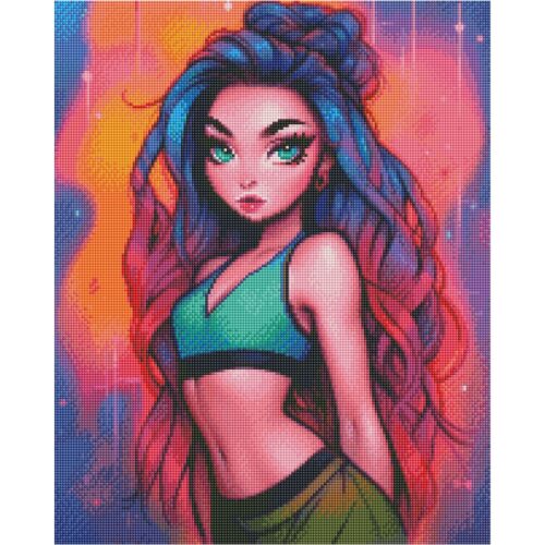 Amaris - Numixie The Art of Fitness - 40x50cm - Eckige Harzsteine – Bild 2