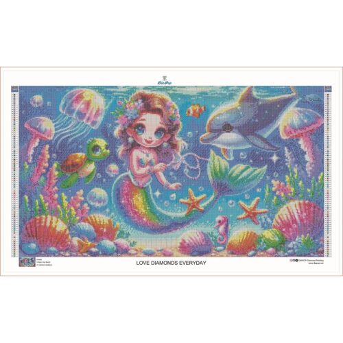 Perla's Art World - Koralia - 45x80cm - Eckige Harzsteine – Bild 3