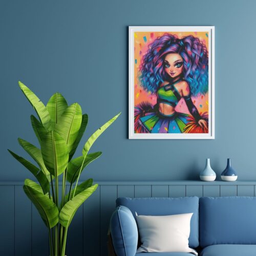 Amaris - Numixie Ally - 40x50cm - Eckige Harzsteine – Bild 5