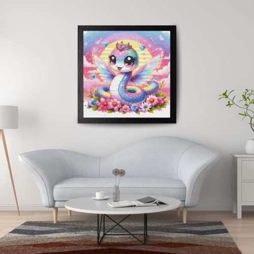 Tiki Diamonds - Fairy Snake - 50x50cm - Eckige Harzsteine – Bild 4