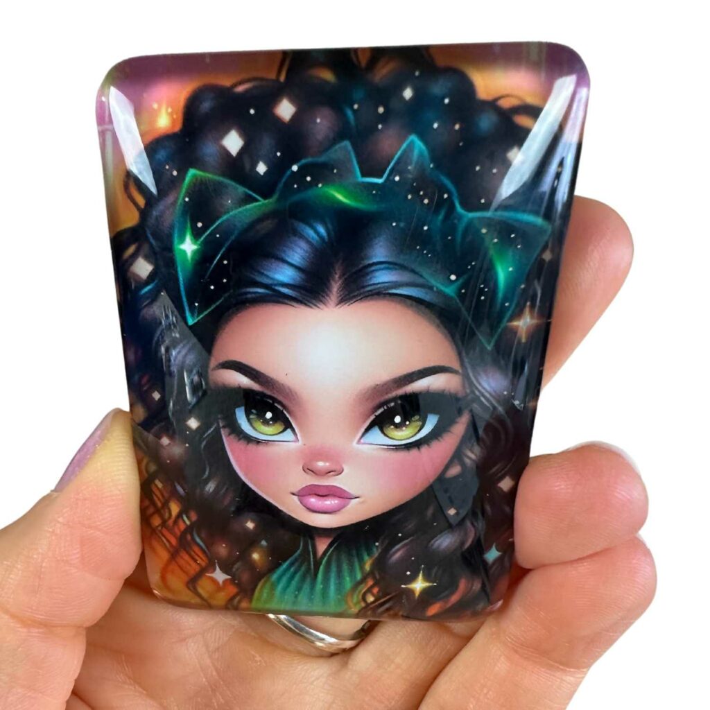 Glas Cover Minder Magnet - Numixie Fairytale - Amaris