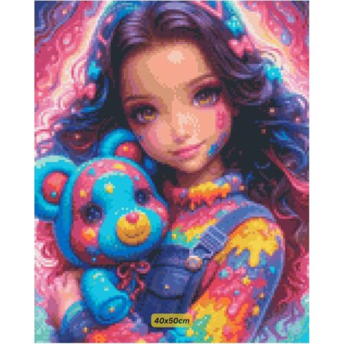 Bex Ai Art - Paint Splatter Bear 8 – Bild 2