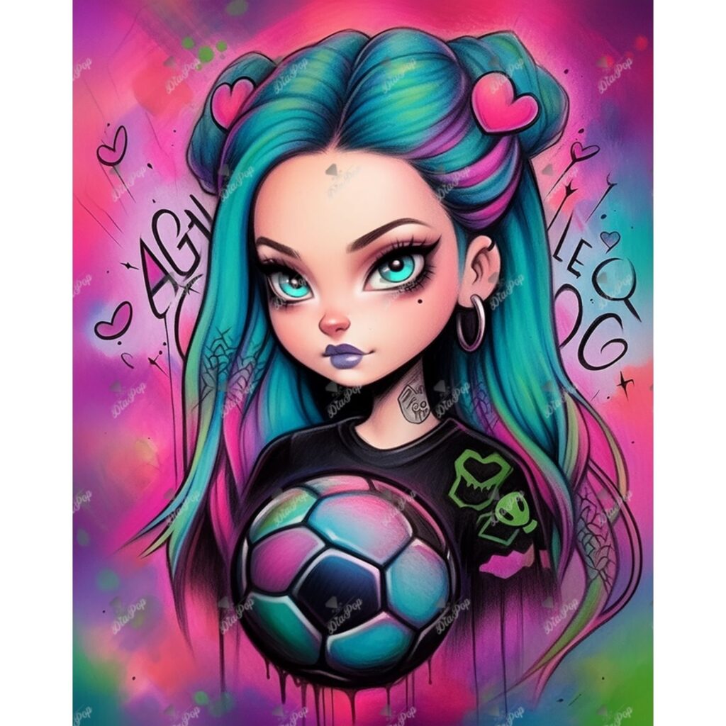 Amaris - Numixie Streetball - 40x50cm - Eckige Harzsteine