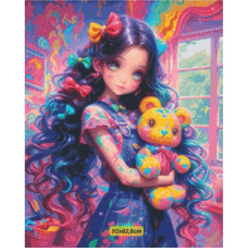 Bex Ai Art - Paint Splatter Bear 2 – Bild 3