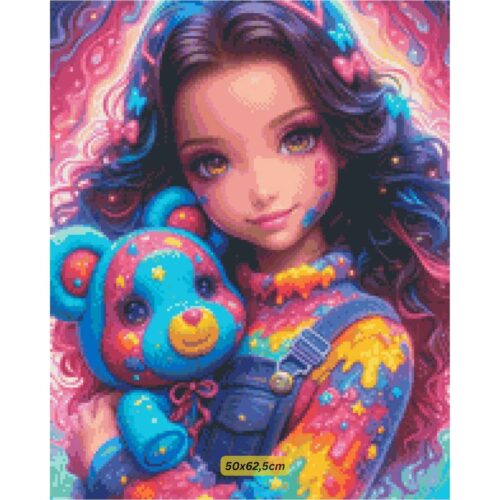 Bex Ai Art - Paint Splatter Bear 8 – Bild 3