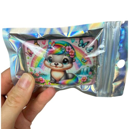 Glas Cover Minder Magnet - Felicitas - Perla's Art World – Bild 3