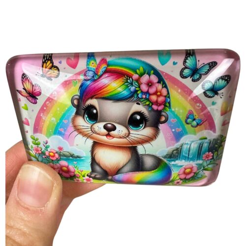 Glas Cover Minder Magnet - Felicitas - Perla's Art World
