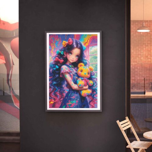 Bex Ai Art - Paint Splatter Bear 2 – Bild 10