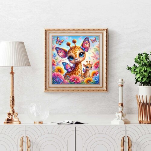 Tinkerangie - Giraffenfamilie in einer bunten Schmetterlings-Oase – Bild 2