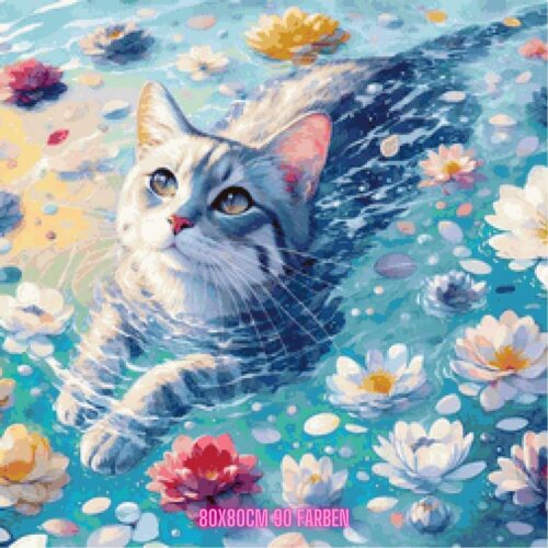 Tiki Diamonds - Katze im Blumenmeer – Bild 6