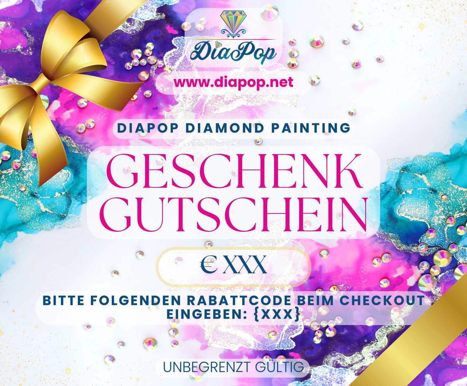 Geschenkgutschein - DIAPOP Diamond Painting