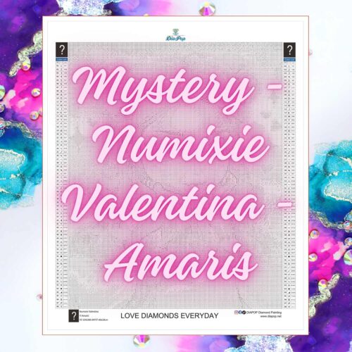Amaris - Mystery - Numixie Valentina - 40x50cm - Eckige Harzsteine