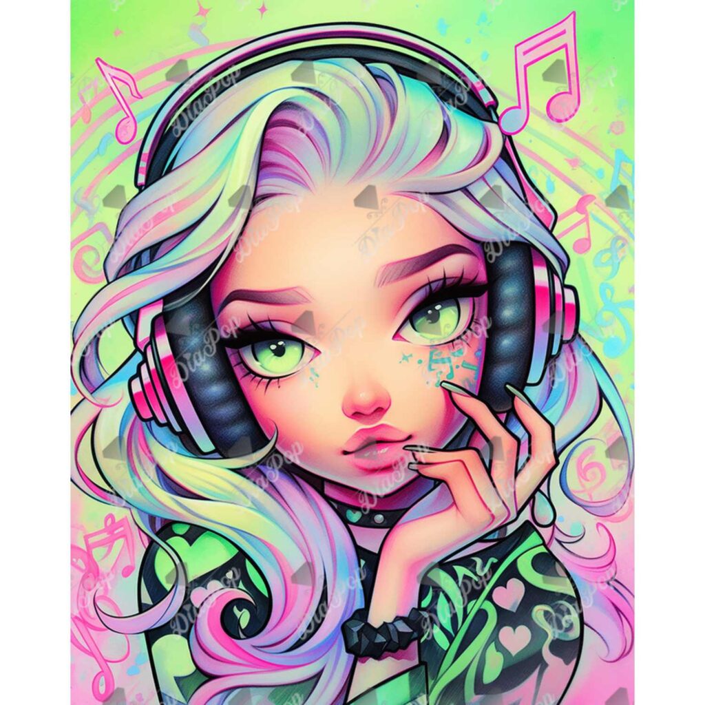 Amaris - Numixie Gita - 40x50cm - Eckige Harzsteine