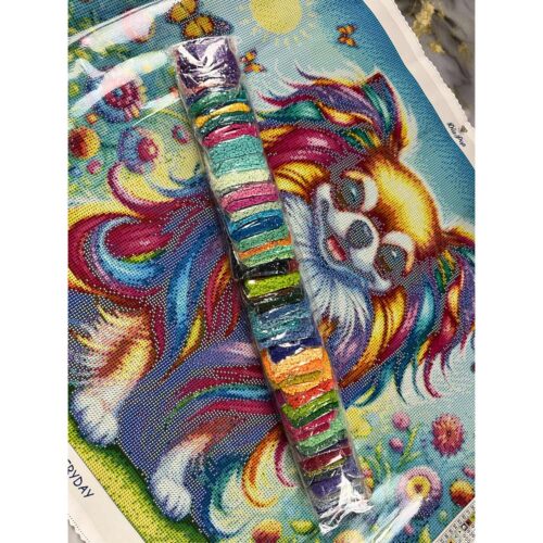 FairyBelle - Rainbow Coco - 50x65cm - Eckige Harzsteine + Mix aus Sondersteinen – Bild 2