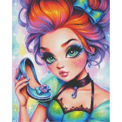 Amaris - Numixie The Glass Slipper - 40x50cm - Eckige Harzsteine – Bild 2