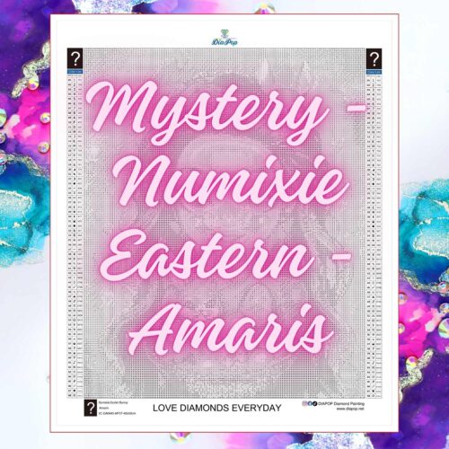 Amaris - Mystery - Numixie Easter Bunny - 40x50cm - Eckige Harzsteine