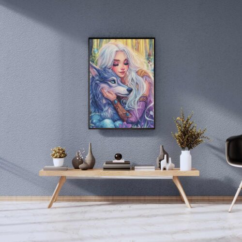 Amaris - It's in the Bond - 50x62,5cm - Eckige Harzsteine – Bild 4