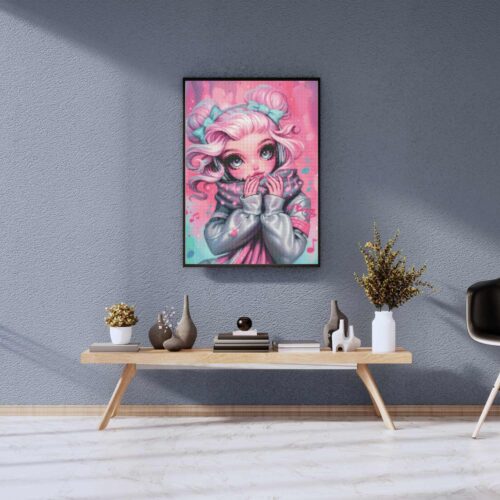 Amaris - Numixie The Music of Winter - 40x50cm - Eckige Harzsteine – Bild 4
