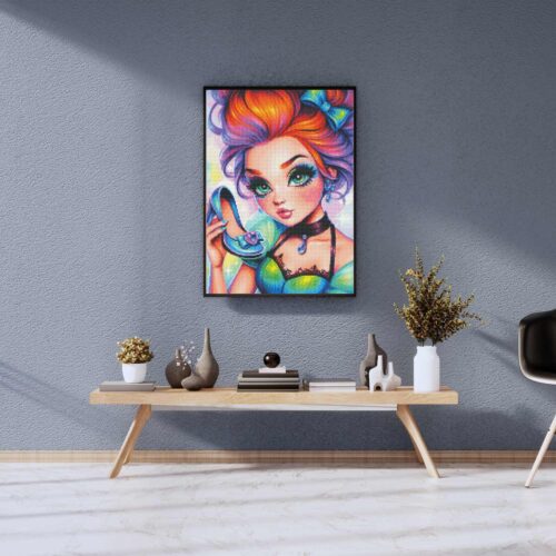Amaris - Numixie The Glass Slipper - 40x50cm - Eckige Harzsteine – Bild 4