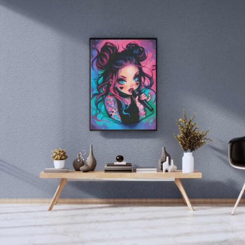 Amaris - Numixie Vita - 40x50cm - Eckige Harzsteine – Bild 4