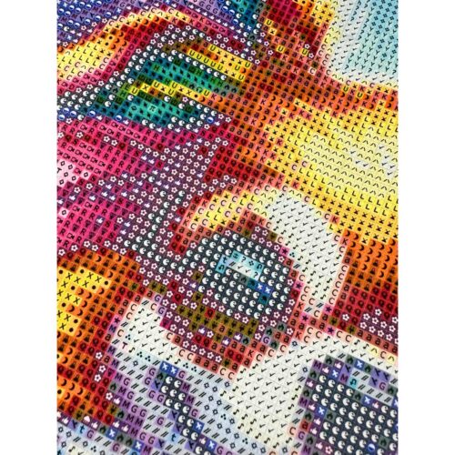 FairyBelle - Rainbow Coco - 50x65cm - Eckige Harzsteine + Mix aus Sondersteinen – Bild 7