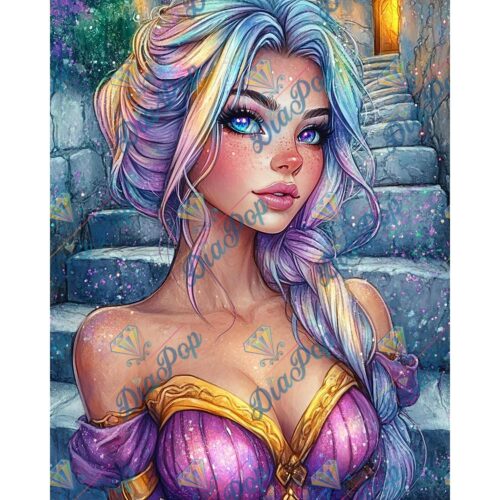 Amaris - Lady of the Castle - 40x50cm - Eckige Harzsteine