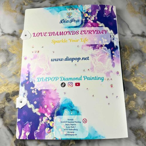 A2 Diamond Painting Sammelmappe – für Bilder bis 40x50 cm (30 Folien) – Bild 2