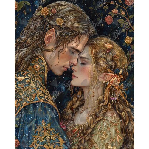 Amaris - When Love Finds You - 60x75cm - Eckige Harzsteine