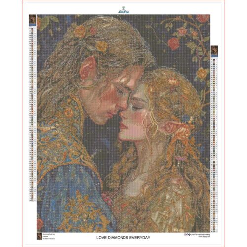 Amaris - When Love Finds You - 60x75cm - Eckige Harzsteine – Bild 3