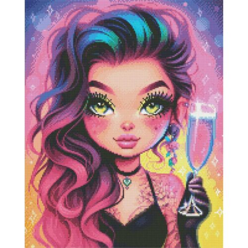 Amaris - Numixie Happy New Year Toast - 40x50cm - Eckige Harzsteine – Bild 2