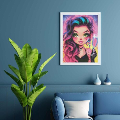Amaris - Numixie Happy New Year Toast - 40x50cm - Eckige Harzsteine – Bild 4