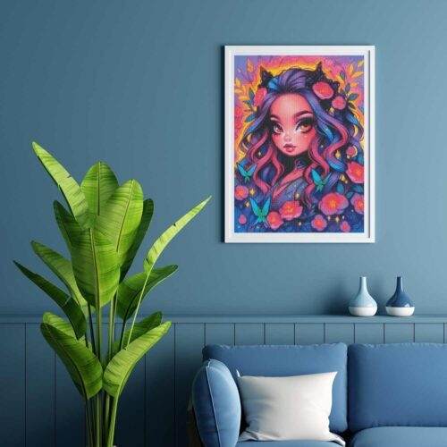 Amaris - Numixie Danica - 40x50cm - Eckige Harzsteine – Bild 4