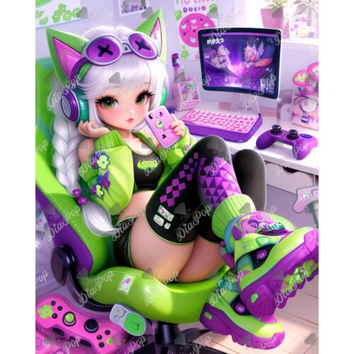 Bex Ai Art - Gamer Girl - 1