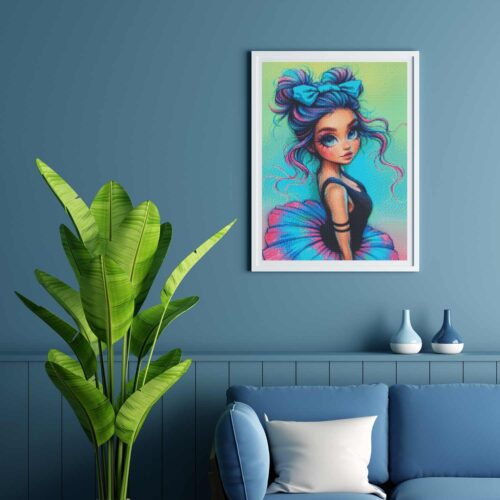 Amaris - Numixie Odile - 40x50cm - Eckige Harzsteine – Bild 4