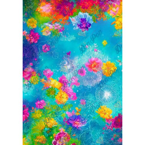 Artifey Ai Art - Blütenmeer der Fantasie