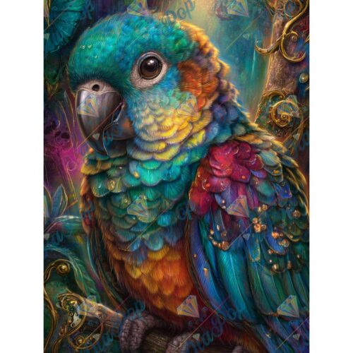 Elly_A.I - Regenbogen-Papagei