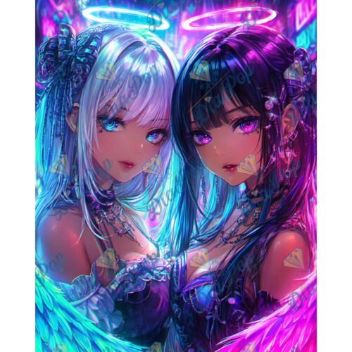 Artifey Ai Art - Neon-Engel