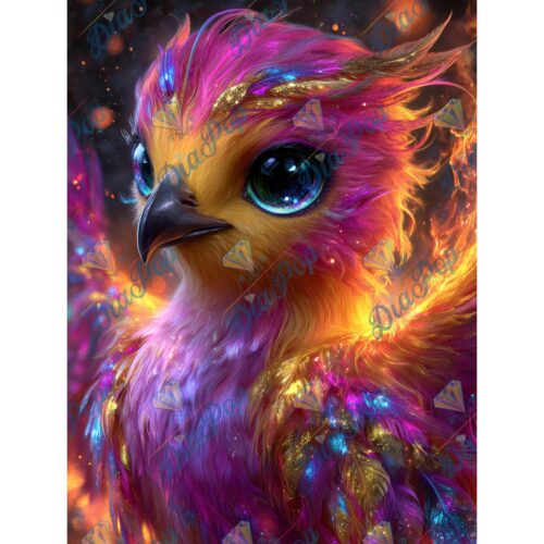 Elly_A.I - Phönix: Flammendes Federkleid der Wiedergeburt