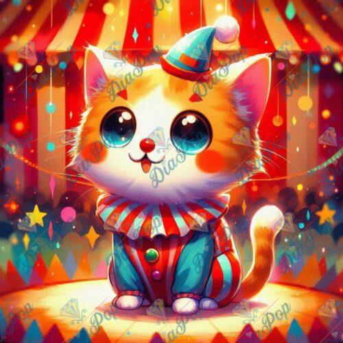 Bellarellas_Ai_Art - Zirkus-Katze