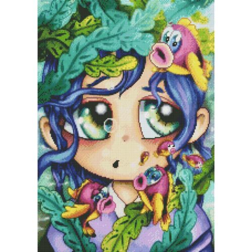 Kevin Teo'Art - Sternzeichen - Fisch - 40x57cm - Eckige Harzsteine – Bild 2