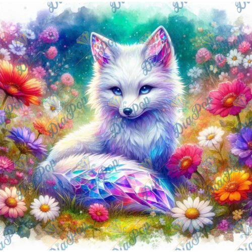 Bellarellas_Ai_Art - Der Kristallfuchs: Ein magisches Wesen