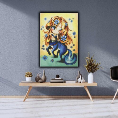 Kevin Teo'Art - Sternzeichen - Schütze - 40x57cm - Eckige Harzsteine – Bild 4