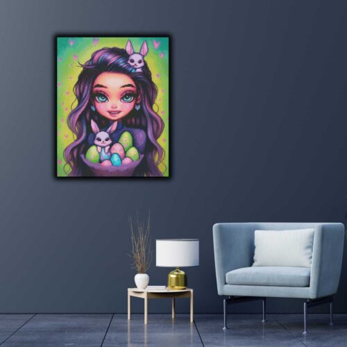 Amaris - Numixie Easter Bunny - 40x50cm - Eckige Harzsteine – Bild 4