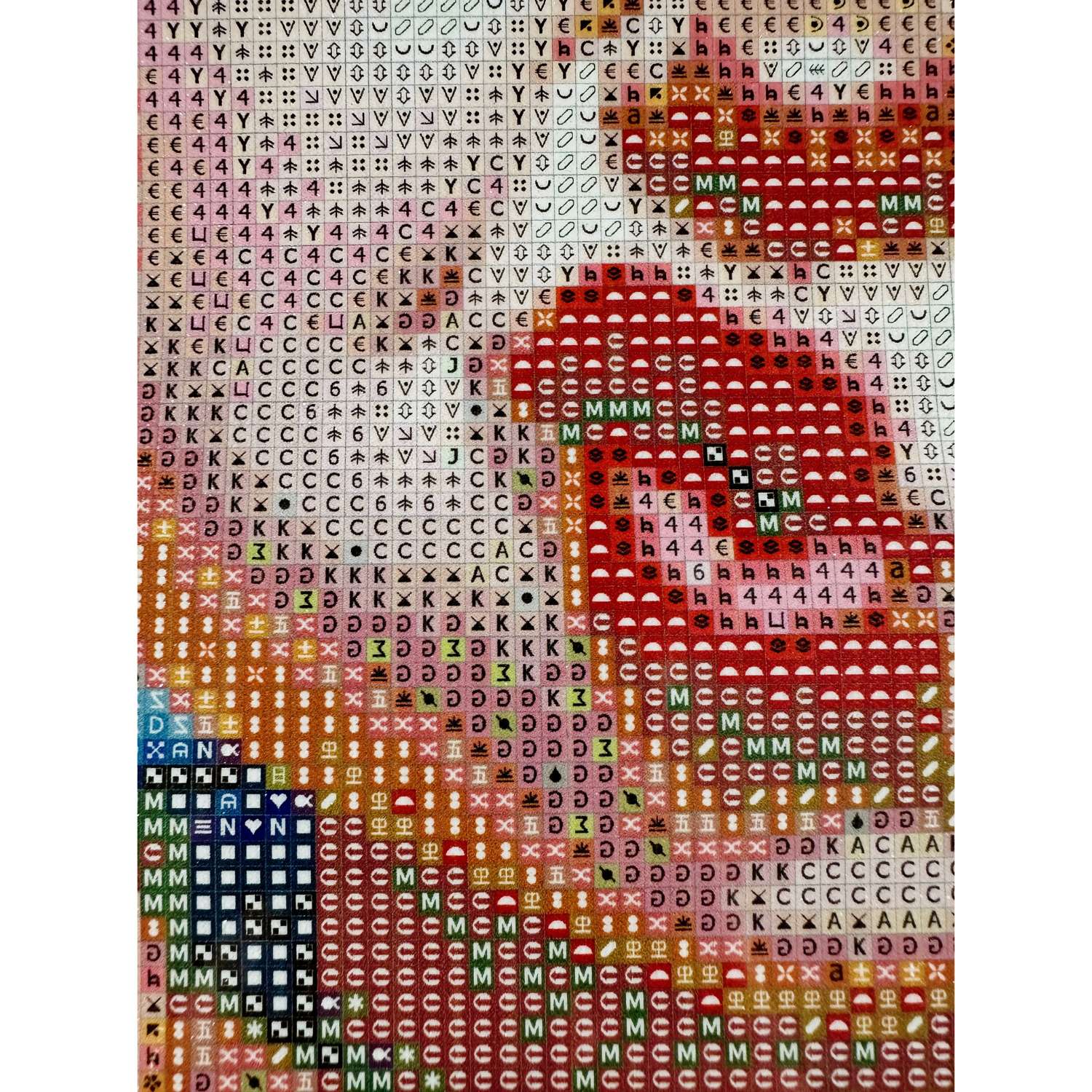 Artifey Ai Art - Nerv mich Nicht! - 70x70cm - 129 Farben - Eckige Harzsteine – Bild 5