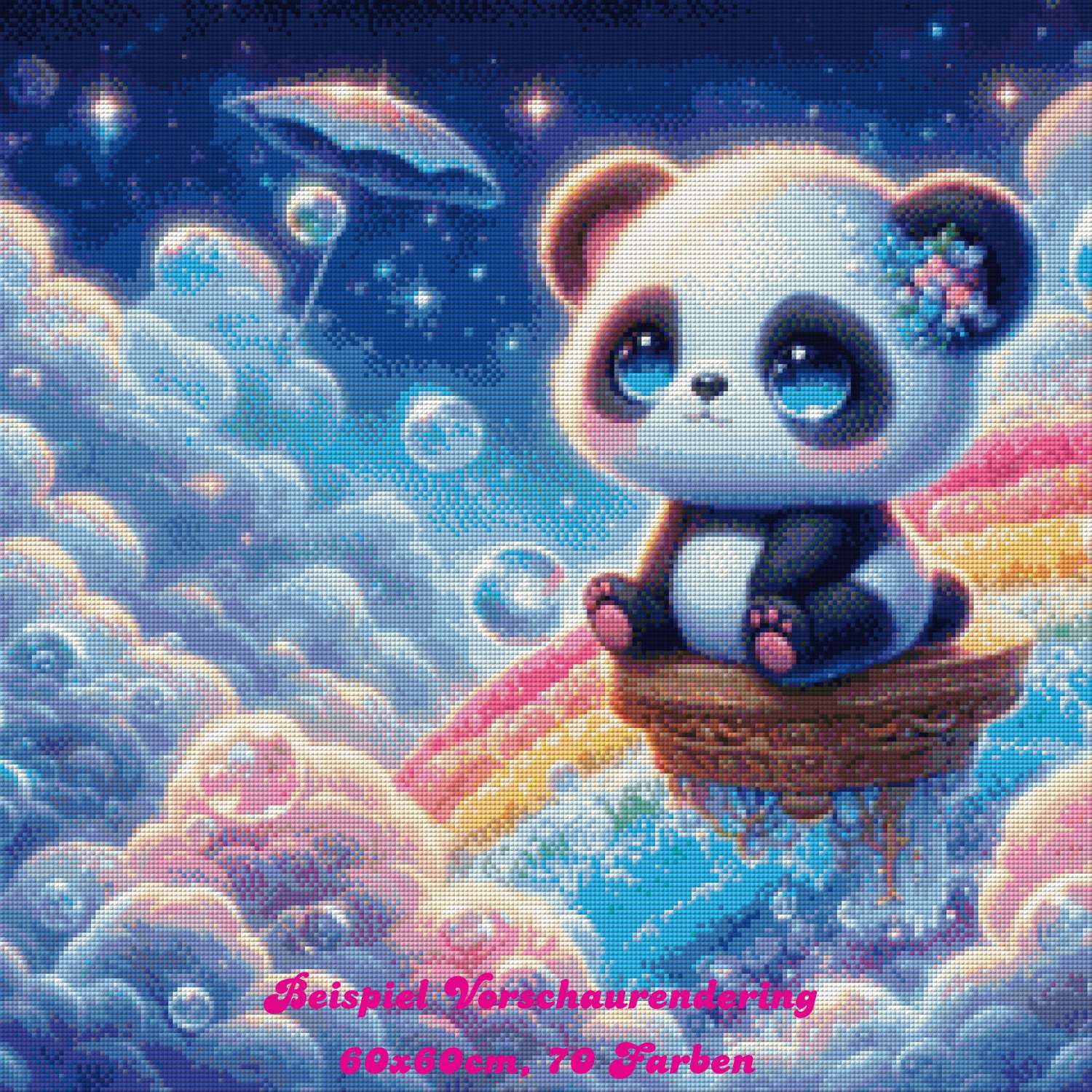 Tinkerangie - Panda im Regenbogen-Himmel – Bild 2