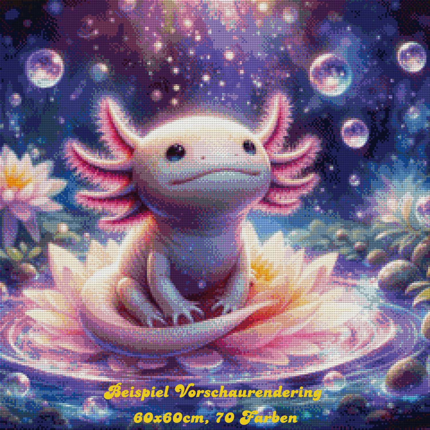 Tinkerangie - Axolotl auf der Lotusblüte – Bild 2