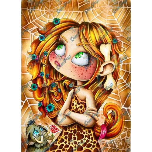 Kevin Teo'Art - Eglantine - 45x63cm - Eckige Harzsteine