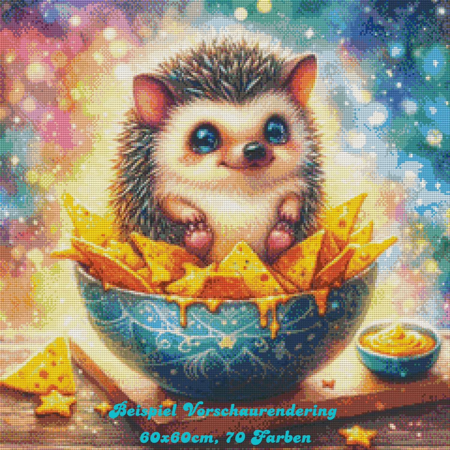 Tinkerangie - Nachos-Igel im Sternenhimmel – Bild 2