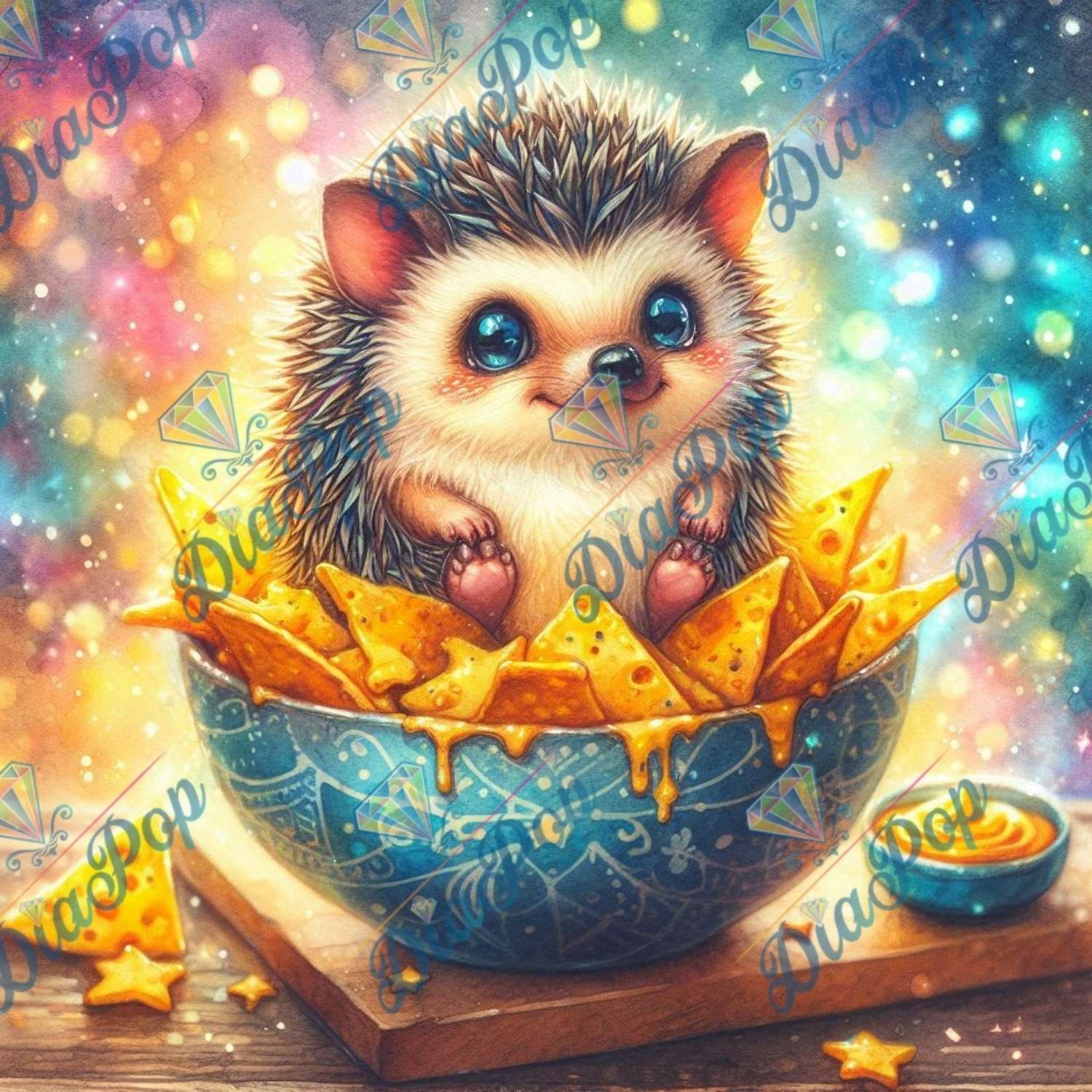 Tinkerangie - Nachos-Igel im Sternenhimmel